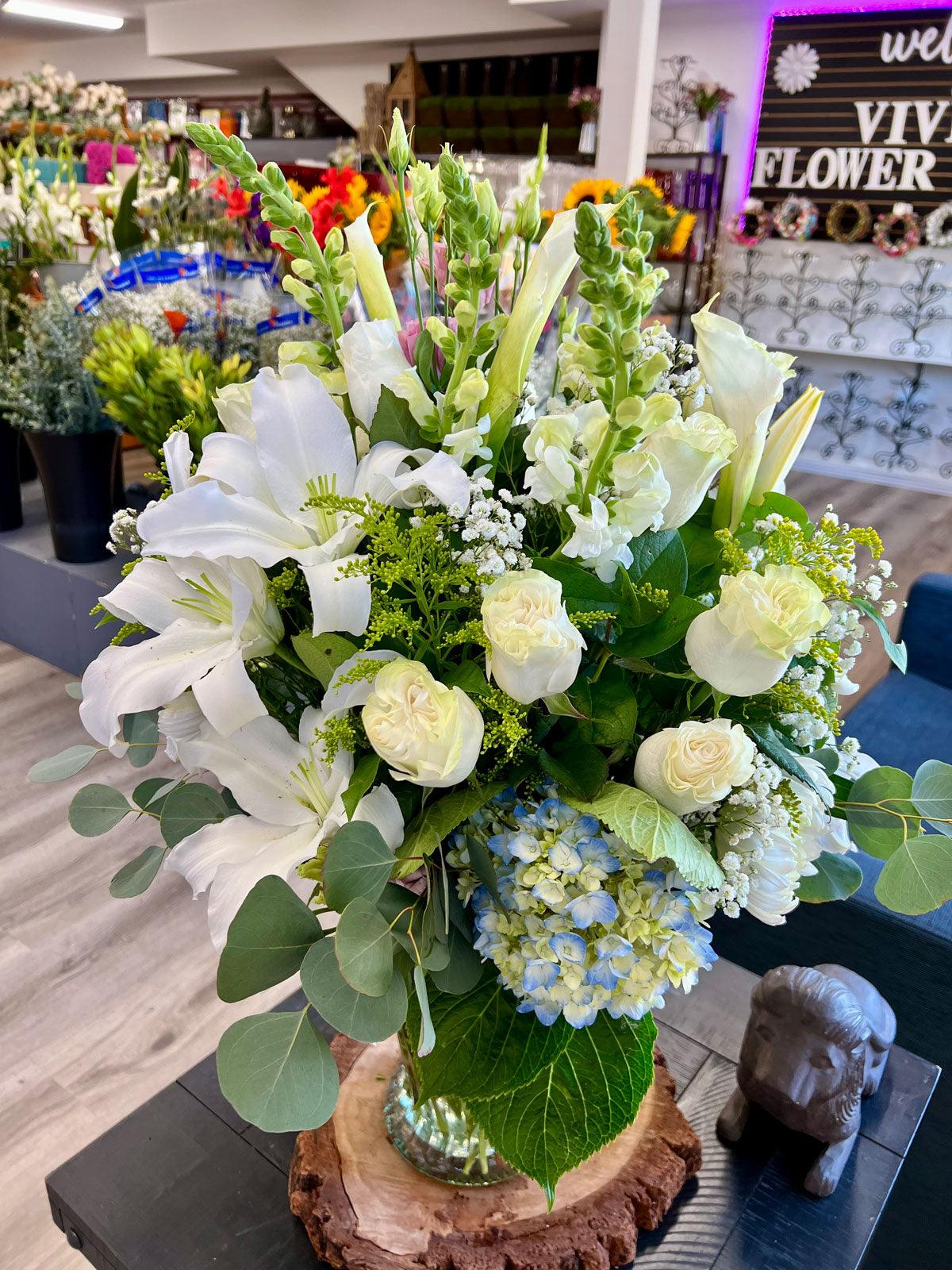 My Condolences and Love - Vivian's Flower Market