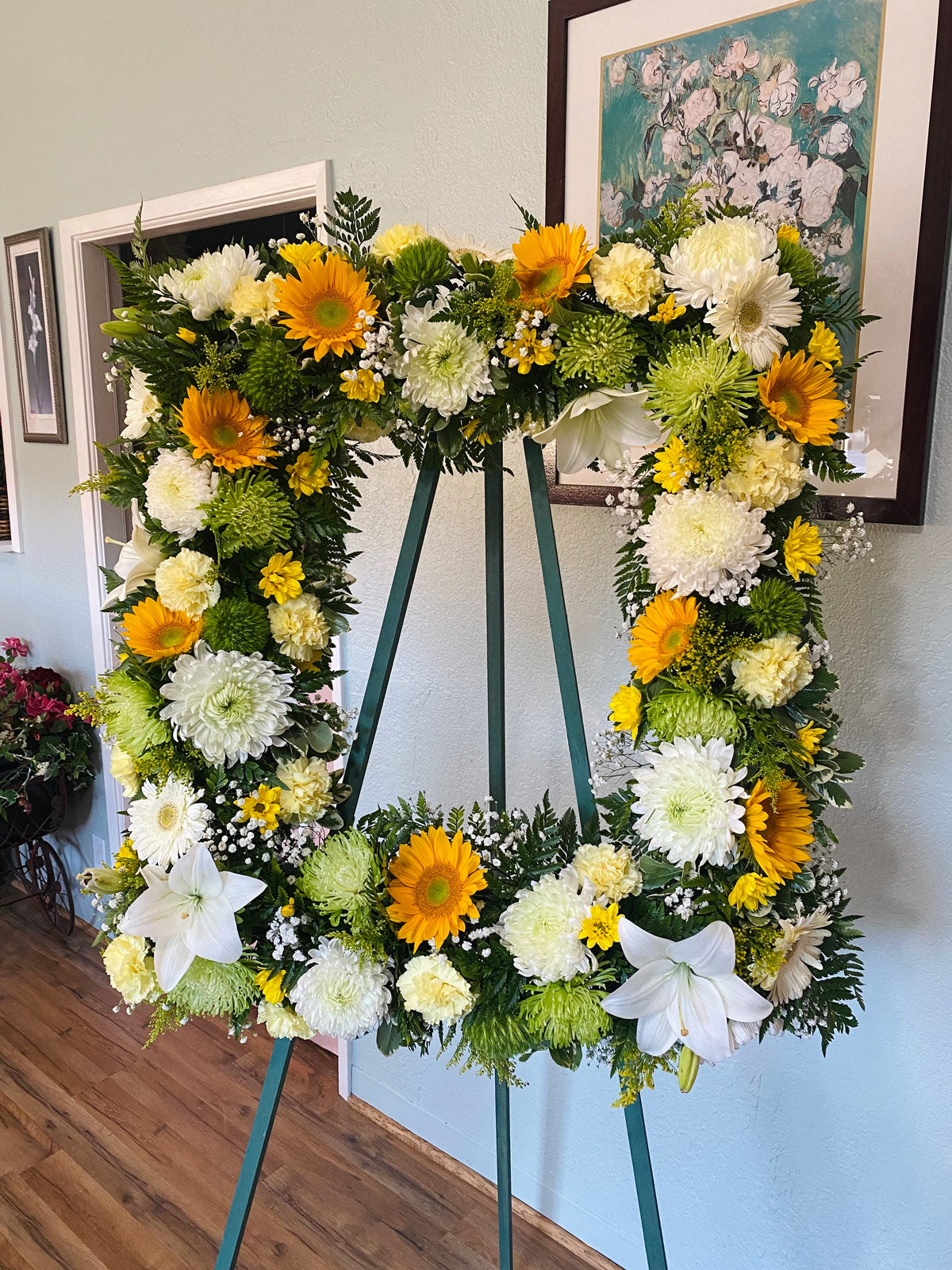 Portrait Floral Frame - Vivian's Flower Market