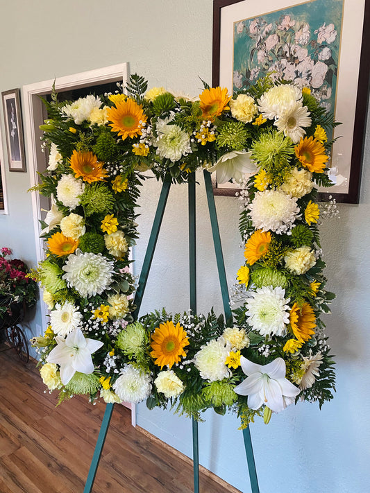 Portrait Floral Frame - Vivian's Flower Market