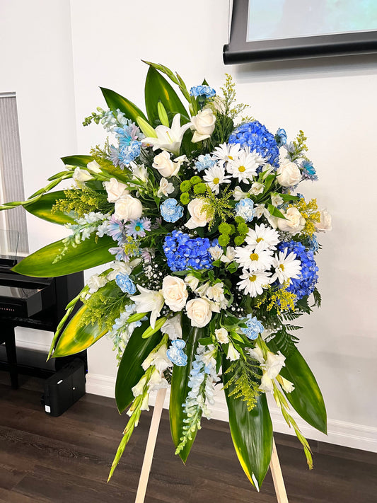 See You with Blue Love - Vivian's Flower Market