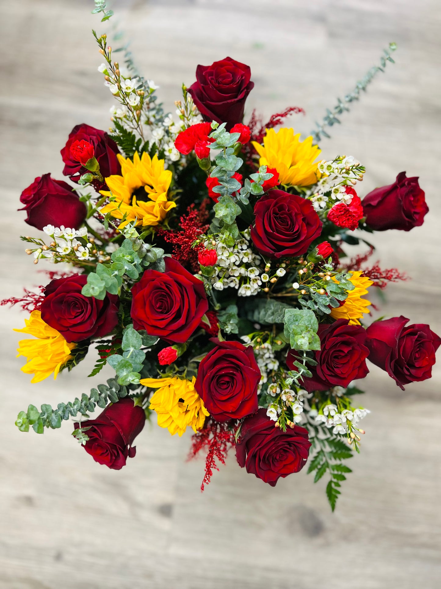 The Lovers at Sunset Bouquet