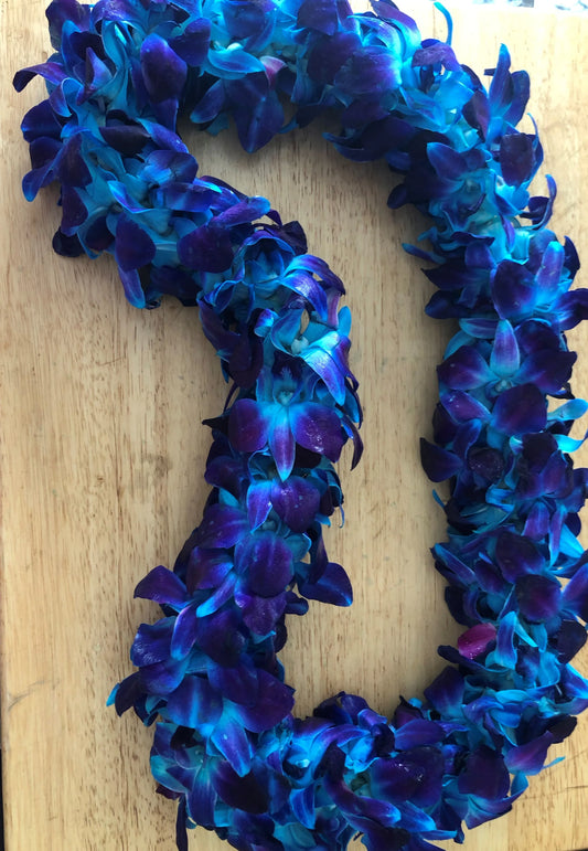 Blue Double Leis