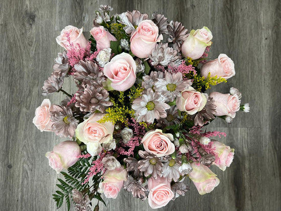 Dusty Rosie Bouquet - Vivian's Flower Market